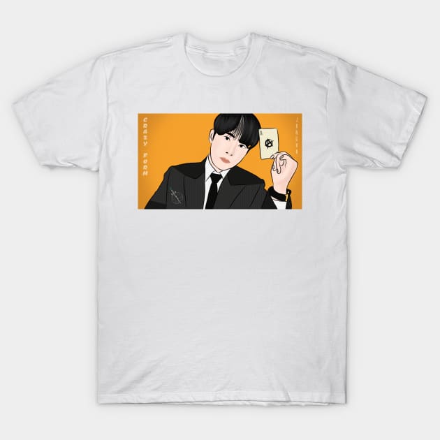 Jongho of Ateez From Crazy Form T-Shirt by ArtRaft Pro